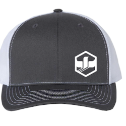 Richardson Adjustable Snapback Cap (Charcoal/White)